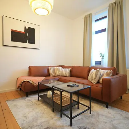 Duesseldorf Airport Messe - Schicke Jugendstil-wohnung In Duisburg-grossenbaum 公寓